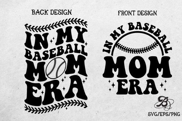 Baseball Mom Era SVG for Crafts & Graphics