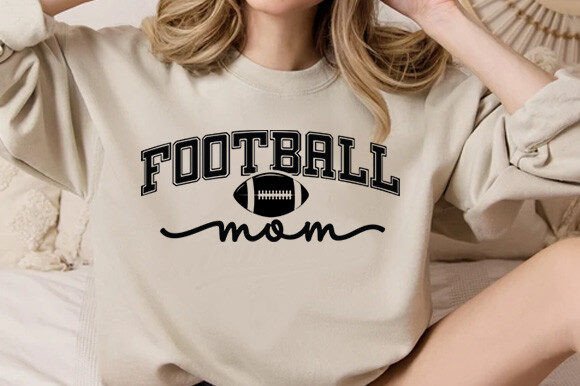 Football Mom SVG: Graphics for Crafts & Sales