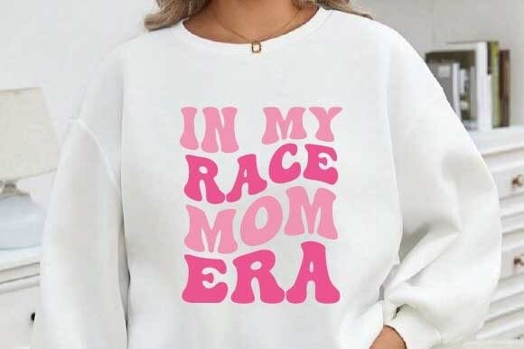 Groovy Race Mom Era: Graphics for Crafts