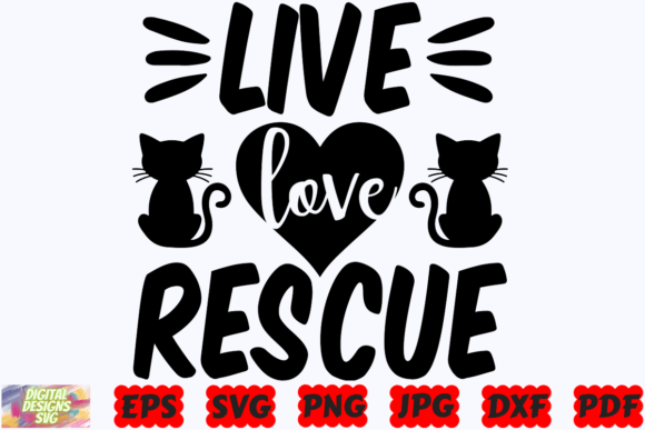 Live Love Rescue: A Fresh SVG for Crafts and Graphics