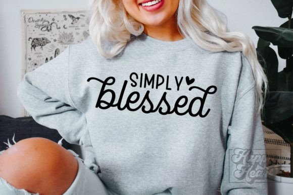 Simply Blessed SVG - Worthy - Mom Life